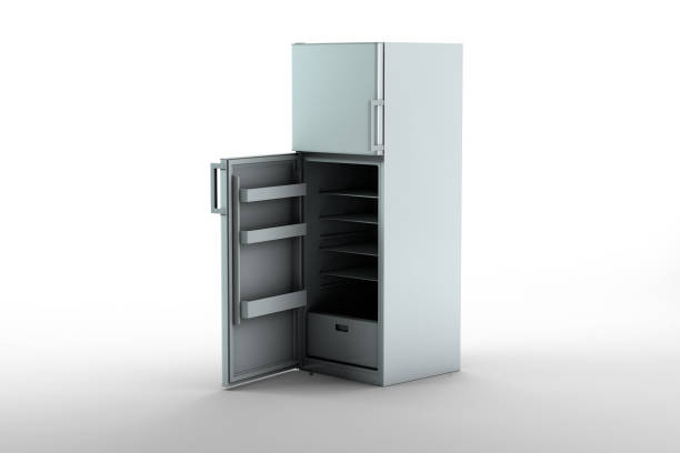 istock 3d render of a Refrigerator Isolated on White Background. 1147993661