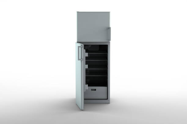istock 3d render of a Refrigerator Isolated on White Background. 1147993671
