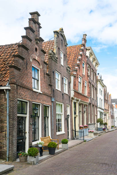 istock Dutch traditional Facades 1147995627