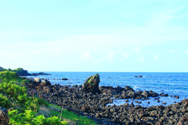 istock Jeju Coast, Sunrise coast, promenade 1147995666