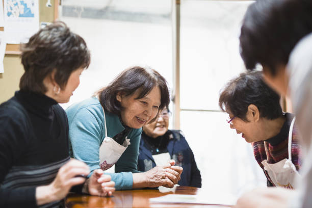 istock Group of Asian senior women working at studio 1147997821