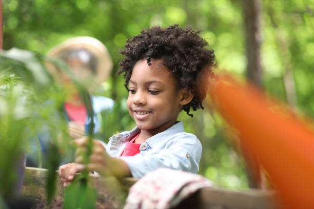 istock Grandmother and child gardening outdoors in spring. 1148010635