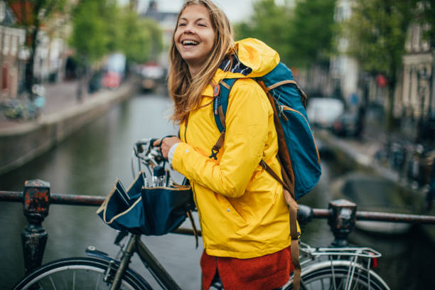 istock Rainy and cold day in Amsterdam 1148013226