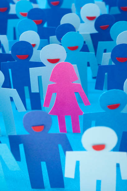 istock Woman with smiling men 1148015147