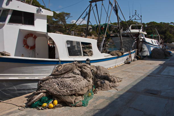 Fishing boats in Cala Figuera on Mallorca