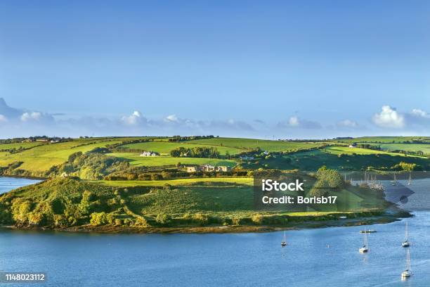 View Of Green Hill Kinsale Ireland Stock Photo - Download Image Now - Ireland, Kinsale Harbour, County Cork