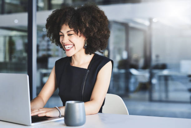 istock Good news keep on rolling in for her 1148023152