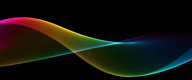 istock Wave abstract images, color design Abstract colored wave 1148024634