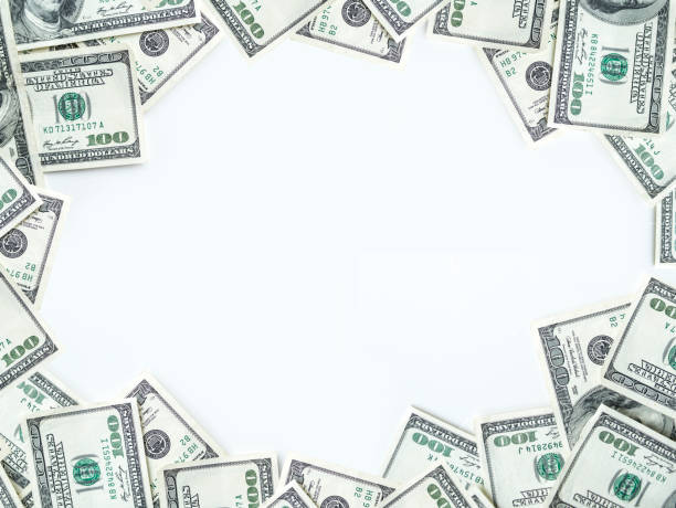 istock Frame of money and copy space inside. 1148027105