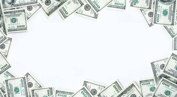 istock Frame of money and copy space inside. 1148027773