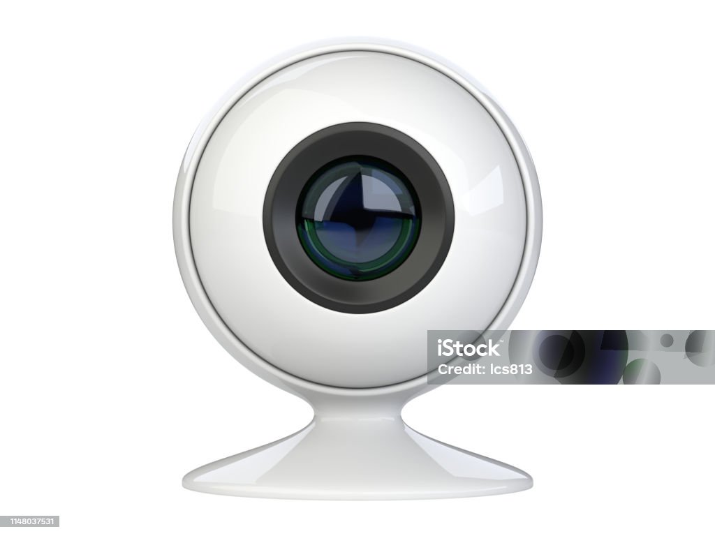 Verbinding Negen katoen White Wireless Security Surveillance Camera Ball Shaped Stock Photo -  Download Image Now - iStock