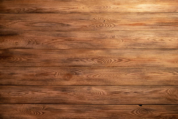 the texture of the wooden background of the boards - wood table imagens e fotografias de stock