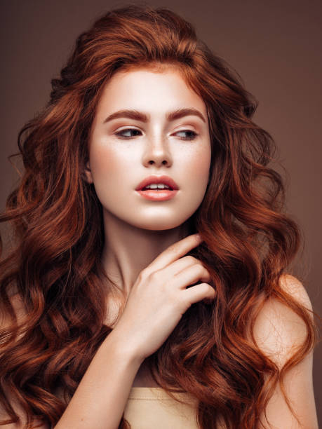 Young woman with red hair