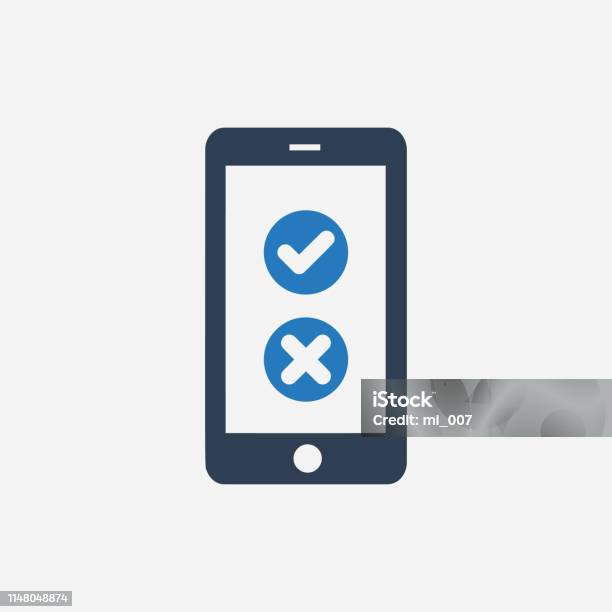 Online Poll Icon Concept Online Survey Vector Icon Concept Stock Illustration - Download Image Now