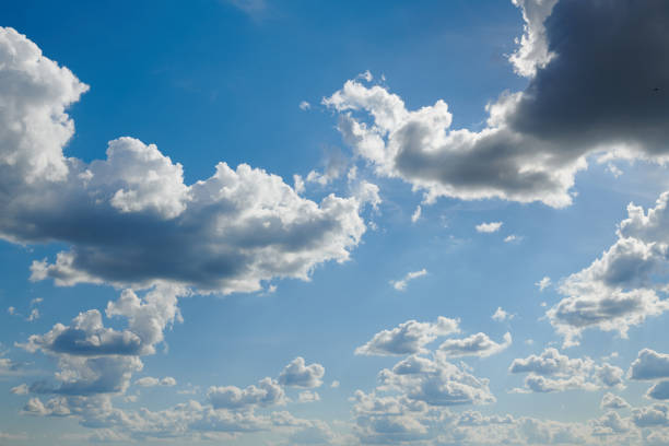istock Bright sunny clouds, beautiful sky at day as background 1148053446