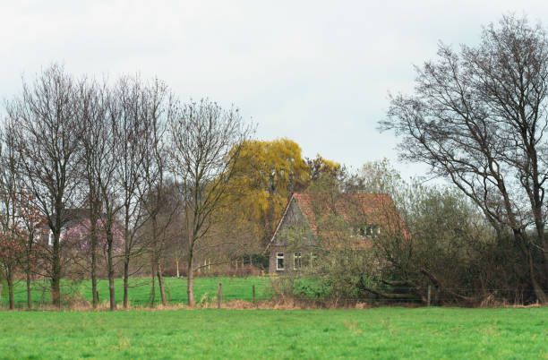istock House in countryside in early spring. 1148057297