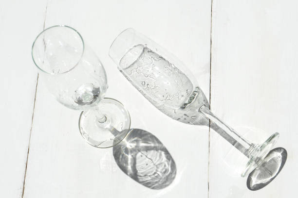 istock Champagne glass empty and clean 1148057474