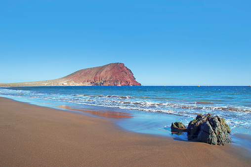 Playa de Tejita, una de las playas más largas y naturales de Tenerife, Islas Canarias photo