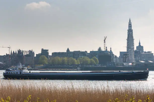 Photo of antwerpen belgium sunny cityscape