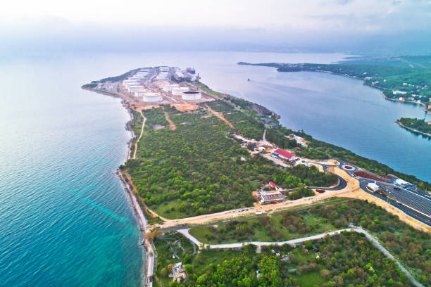 istock LNG terminal on Krk island aerial view 1148070161