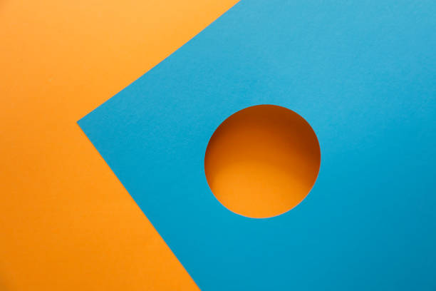 Abstract Background of Overlapping Paper in Trendy Pastel Colors