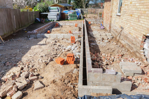 istock Foundation work of the house 1148078677