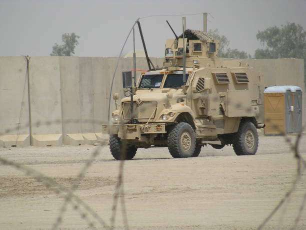 istock Military vehicle, Baghdad 1148085095