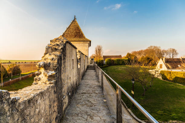 the ramparts of the town citadel in Gironde