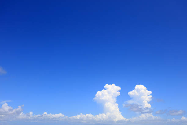 istock Blue sky and white clouds in Okinawa 1148088331