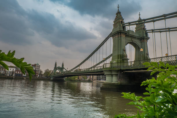 istock Hammersmith Bridge over the river Thames in London, England 1148093438