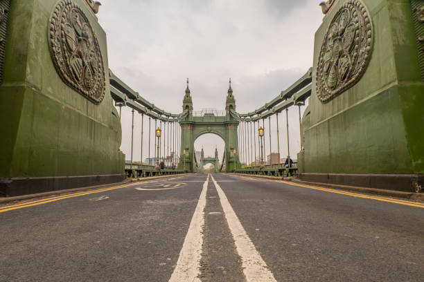 istock Hammersmith Bridge over the river Thames in London, England 1148093442