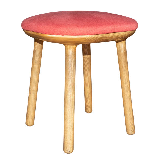 istock Brown chair isolated on white background 1148097115