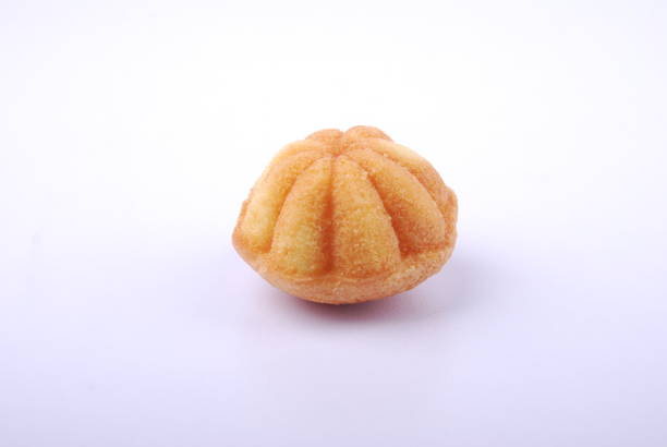 kuih bahulu - muffin cake isolated small stock-fotos und bilder