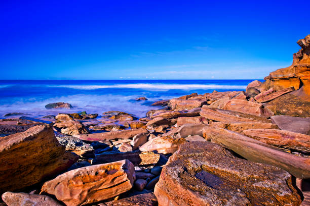 istock Red Bluff at Lake Tyers Beach 1148102188
