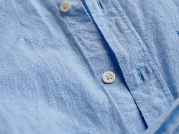 istock Blue linen shirt, summer clothing 1148103642