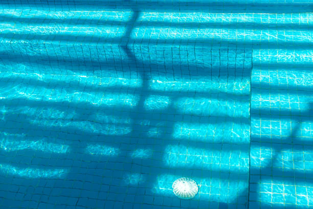 istock Shadow in swimming pool with water under sunlight 1148118880
