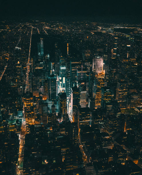 istock helicopter night manhattan aerial nyc 1148118951