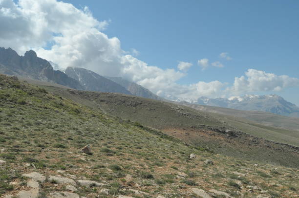 istock Taurus Mountains. Turkey. Steep cliffs and gorge. Snow-capped peaks. 1148121579