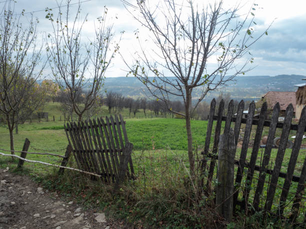istock Typical rural landscape in Romania 1148127163