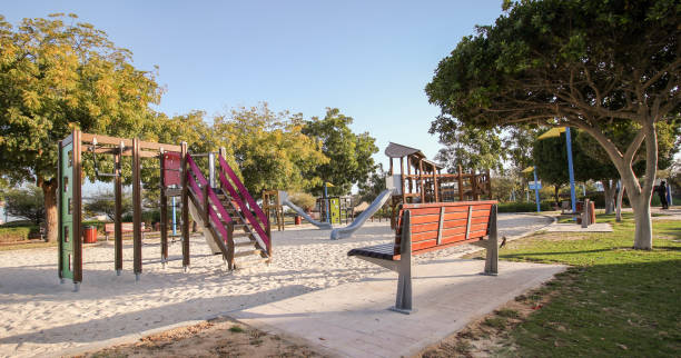 istock Kid's playground public park activity tower 1148129960