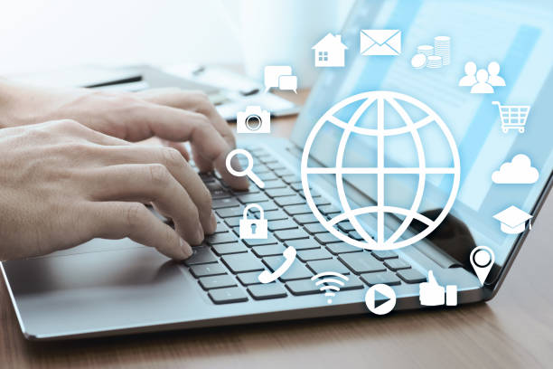 istock Using online services concept. Internet technology and social media. 1148130919