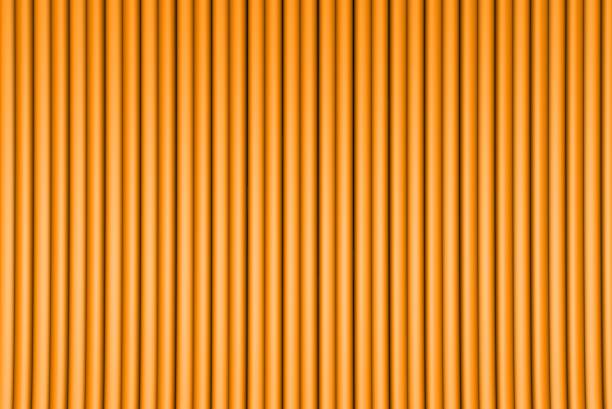 istock geometric surfaces formed by extruded heart shape, february the 14th concept - rendered orange 3D Illustration of abstract background 1148133849