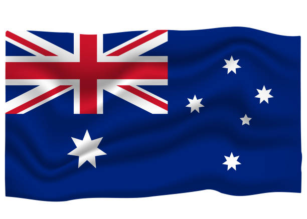 istock Australia Flag Icon. National Flag Banner. Cartoon Vector illustration 1148134396