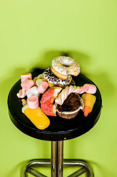 Obesity,  candy filled with sugar and calories