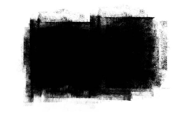 istock Black color graphic patches graphic brush strokes design effect element for background 1148136976
