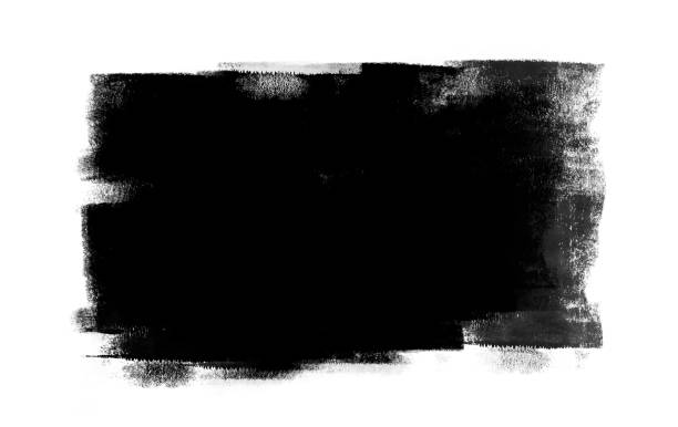 istock Black color graphic patches graphic brush strokes design effect element for background 1148137053