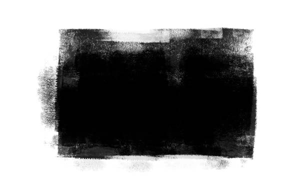 istock Black color graphic patches graphic brush strokes design effect element for background 1148137123