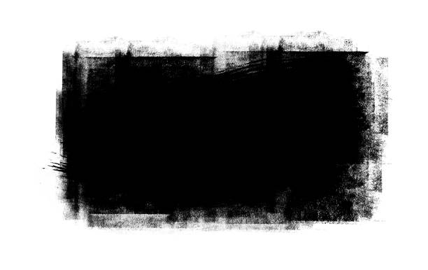 istock Black color graphic patches graphic brush strokes design effect element for background 1148138399