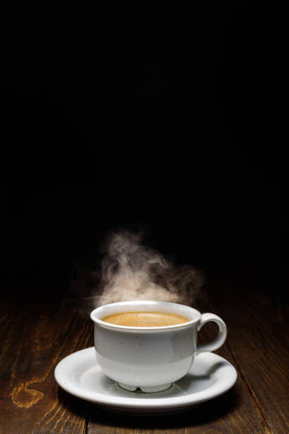 istock Hot coffee with steam 1148142161