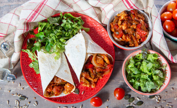 istock Fajitas with chicken , a mexican cuisine, tex-mex cuisine 1148148139